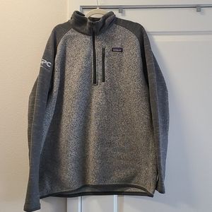 Men's XXL Patagonia Better 1/4 zip Sweater w logo